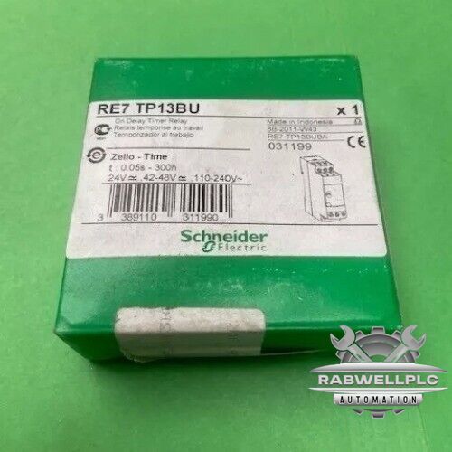 RE7TP13BU Brand New Schneider Time Relay RE7TP13BU New in Box Fast Shipping