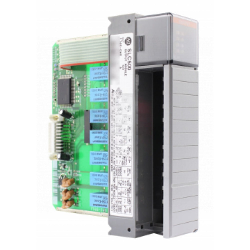 Allen-Bradley SLC 500 Output Module 1746-OW8, relay output PLC module, industrial automation part