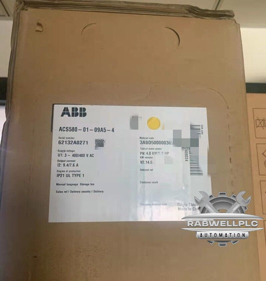 1pc ABB ACS580-01-09A5-4 frequency converter 3PH 4KW