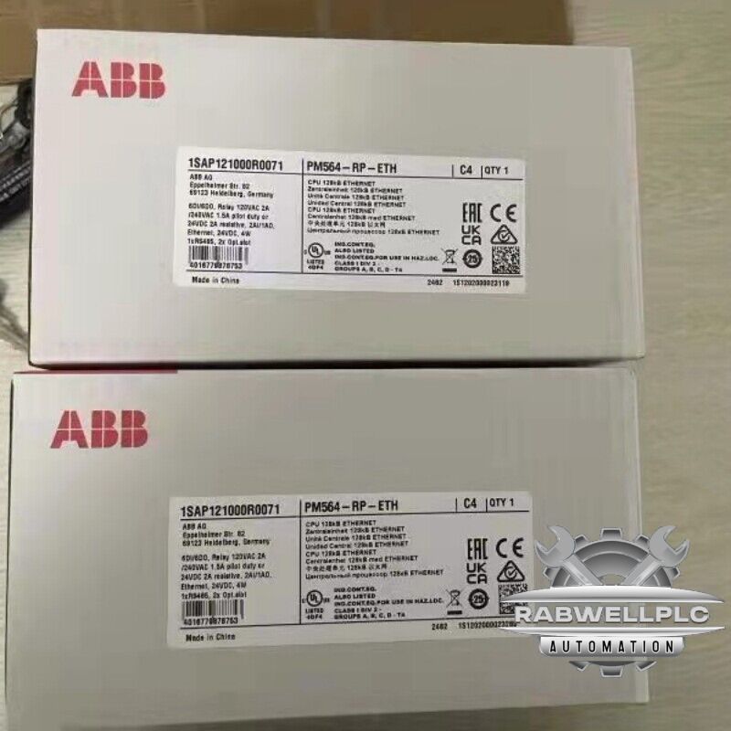 1pc ABB PM564-RP-ETH Programmable Logic Controller 1SAP121000R0071