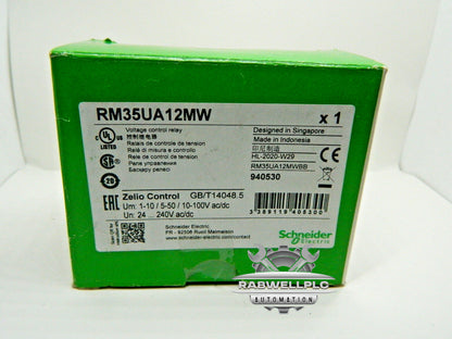 SCHNEIDER ELECTRIC RM35UA12MW voltage monitoring relay Zelio Control-