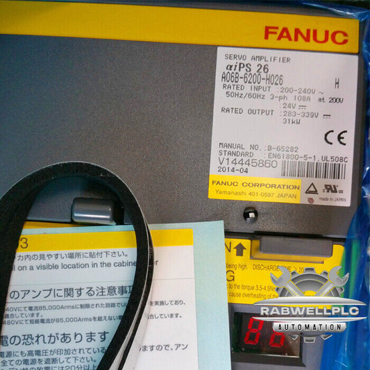 FANUC A06B-6200-H026 SERVO AMPLIFIER A06B6200H026 New In Box Expendited