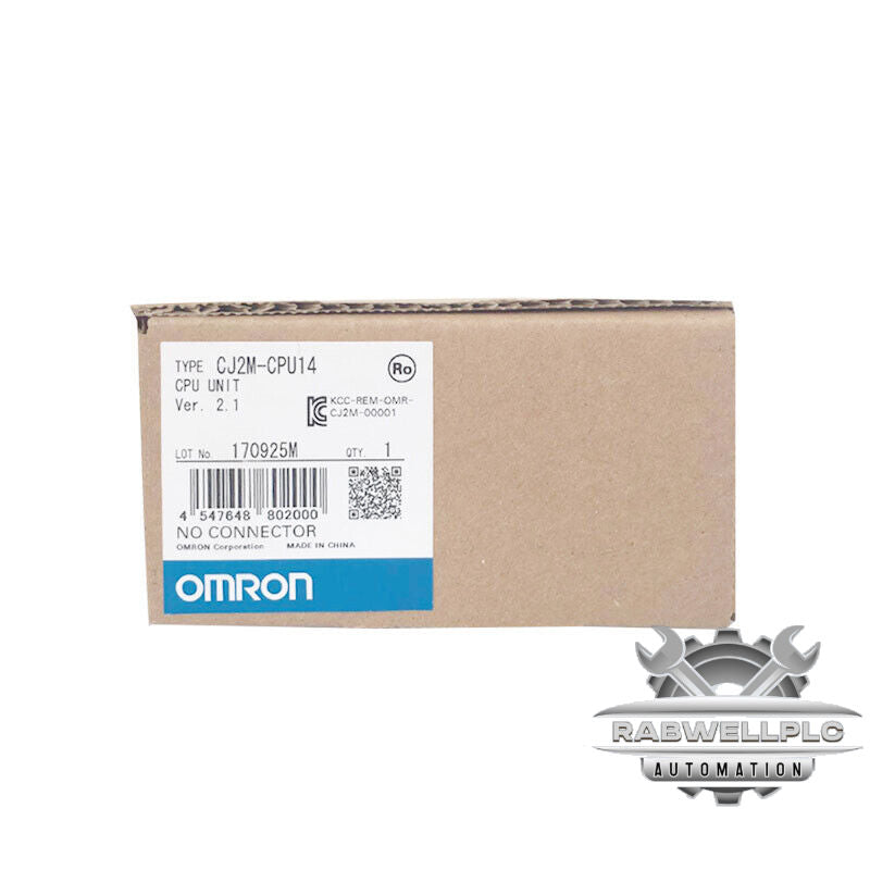 1PC Omron CJ2M-CPU14 PLC Module CPU Unit CJ2MCPU14 New In Box Expedited Shipping