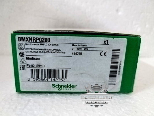 Schneider BMXNRP0200 Fiber Converter MM/LC 2CH 100Mb