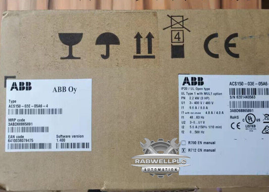 ONE NEW ABB ACS150-03E-05A6-4 2.2KW Inverter Expedited Shipping