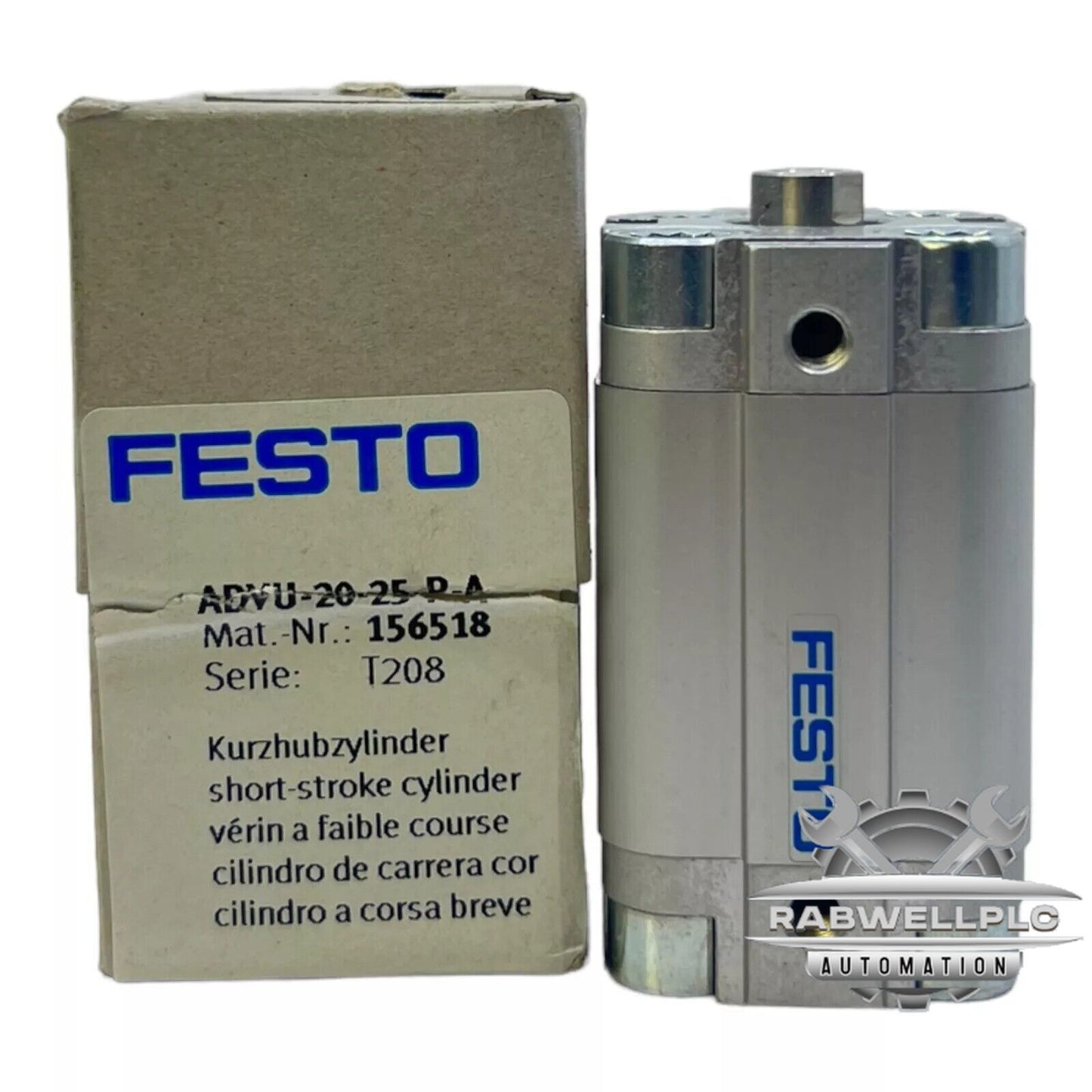 New Festo ADVU-20-25-P-A 156518 Compact air cylinder