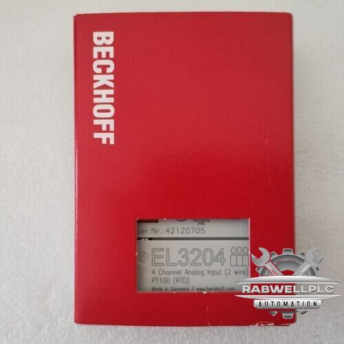 One Beckhoff EL3204 PLC Module EL3204 New In Box Expedited Shipping