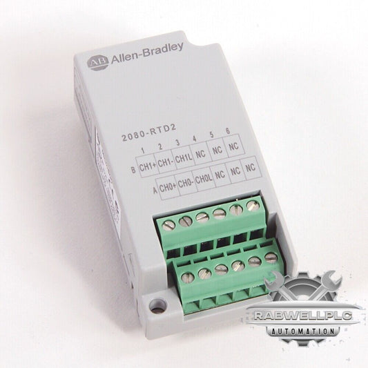 NEW AB 2080-RTD2 2-channel Resistance Thermometer Micro800 Plug-in Module