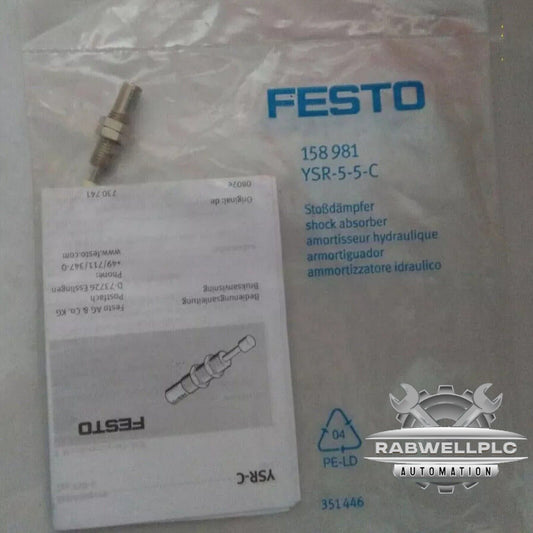 New FESTO YSR-5-5-C 158981 Pneumatic shock absorber