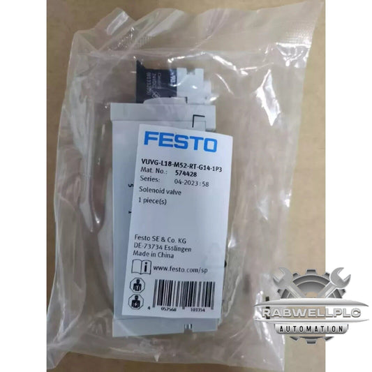 New FESTO VUVG-L18-M52-RT-G14-1P3 574428 Solenoid Valve