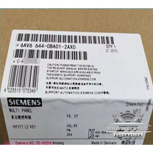 1 PCS Siemens 6AV6644-0BA01-2AX0 Touch Screen Brand New 6AV6 644-0BA01-2AX0