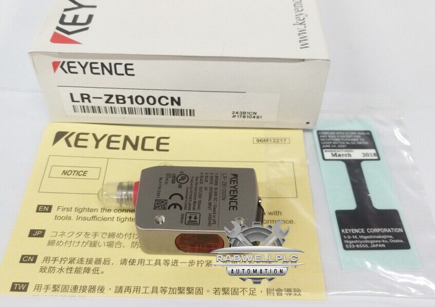 1PC New Keyence LR-ZB100CN Laser Sensor In Box Expedited Shipping LRZB100CN