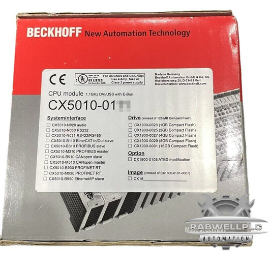 1PC Beckhoff CX5010-0121 CX50100121 Controller Module New Expedited Shipping