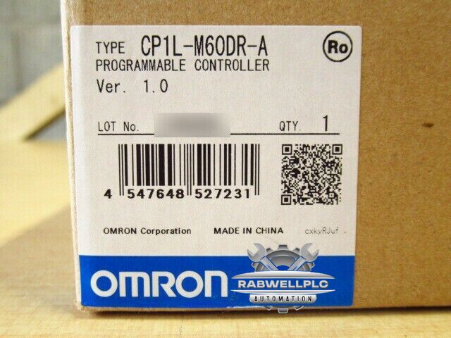 New In Box Omron CP1L-M60DR-A PLC module ship free by UPS