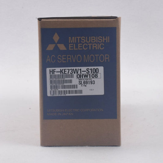 Mitsubishi HF-KE73W1-S100 AC Servo Motor in box, 3.1 kg, Made in Japan