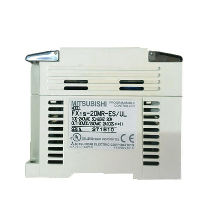 Mitsubishi FX1S-20MR-ES/UL PLC Module. Programmable Controller, industrial automation part, Made in Japan.