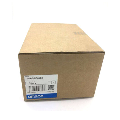 OMRON C200HG-CPU43-E Module in cardboard box, new PLC automation part, industrial automation equipment.