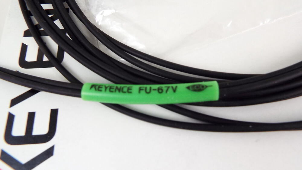 KEYENCE FU-67V Fiber Optic Sensor FU67V Fiber AMPLIFIER SENSOR CABLE New In Box