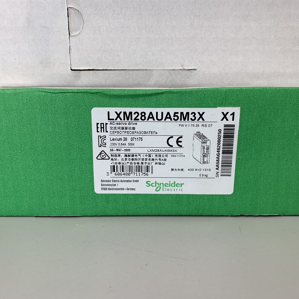 1ps NEW Schneider LXM28AUA5M3X motion servo drive, Lexium 28