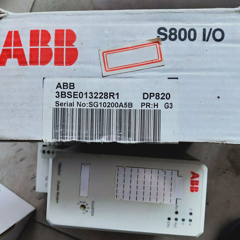 ABB 3BSE013228R1 DP820 S800 I/O PLC module, industrial automation part, new in box.