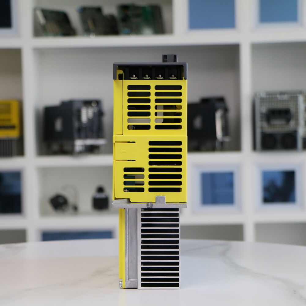 FANUC A06B-6220-H015#H600 Servo Drive Amplifier - Yellow industrial automation component.