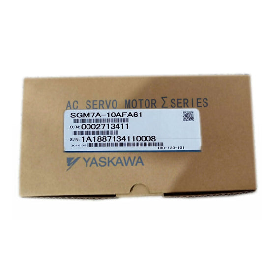 YASKAWA SGM7A-10AFA61 AC Servo Motor in box, new in box