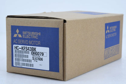 Mitsubishi HC-KFS43BK AC Servo Motor in original box, fast shipping, industrial automation part.