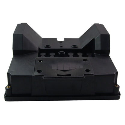 Black plastic component, Fanuc A290-1410-X401 motor junction box PCB for industrial automation.
