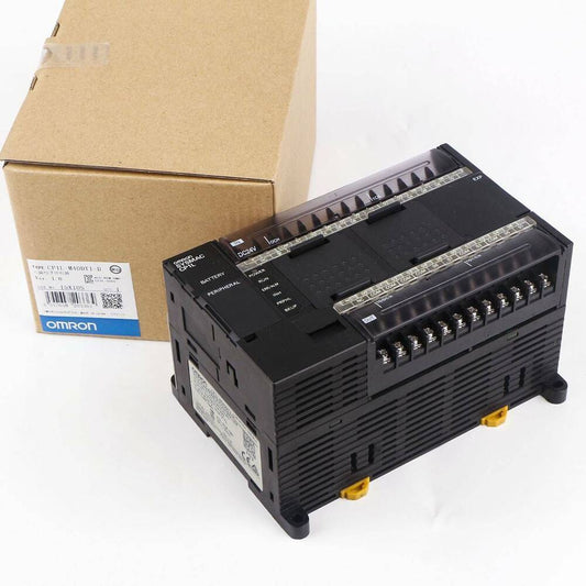 OMRON CP1L-M40DT1-D PLC Controller, New, Black with terminal blocks, DC24V power, suitable for industrial automation