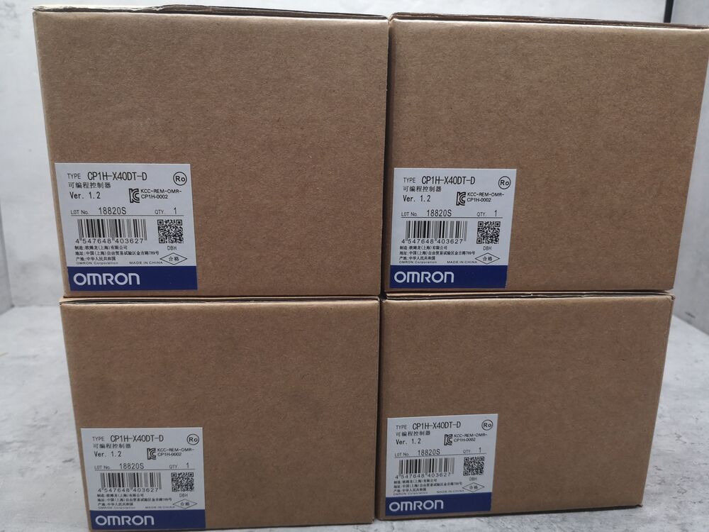 Omron CP1H-X40DT-D PLC, New In Box, Industrial Automation Part