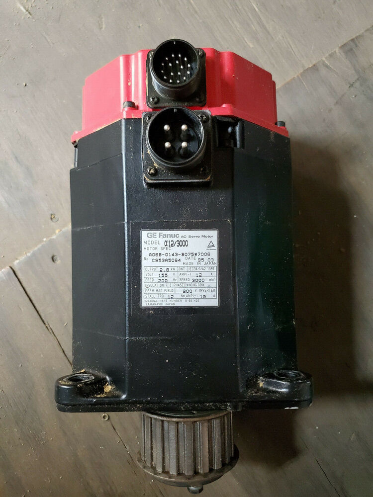 FANUC A06B-0143-B075#7008 AC Servo Motor, industrial automation part