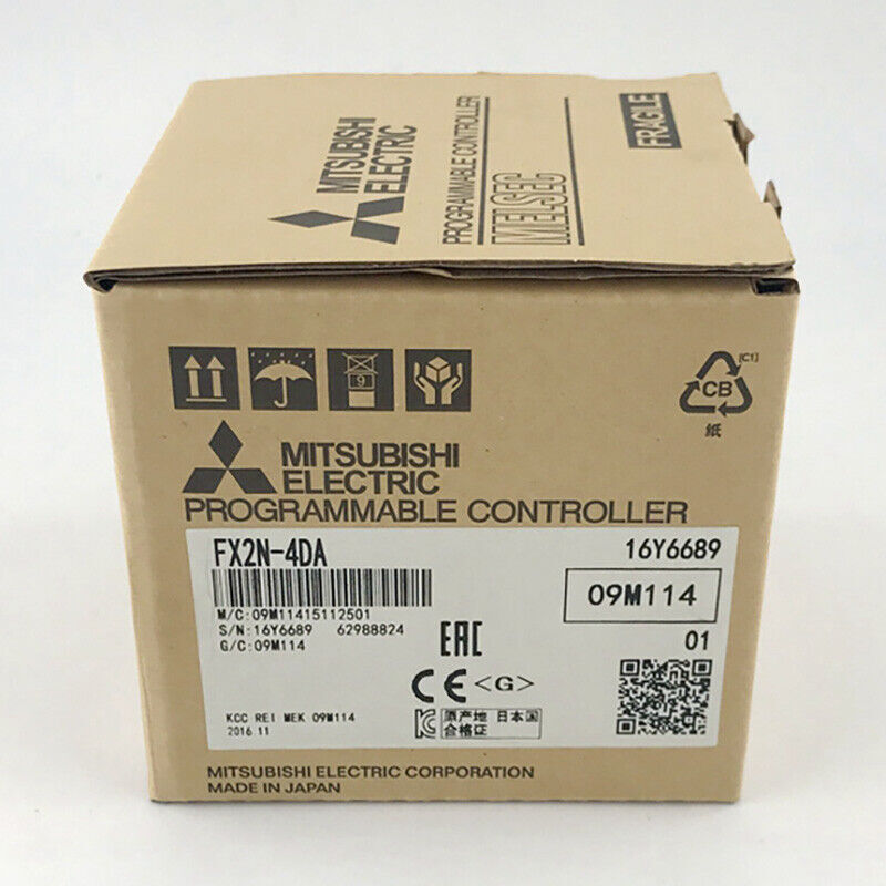 Mitsubishi FX2N-4DA Programmable Controller box, fast shipping