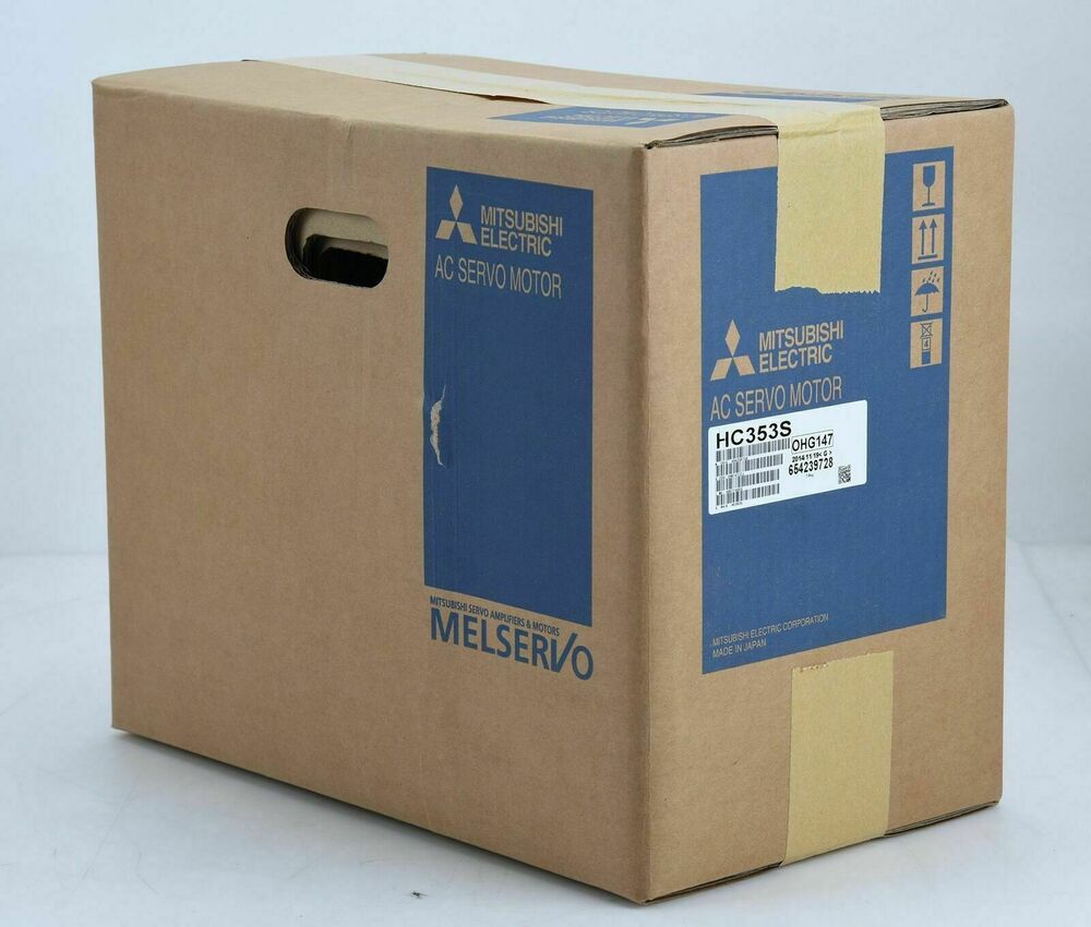 Mitsubishi HC353S AC Servo Motor box, Melservo packaging, fast shipping industrial automation part