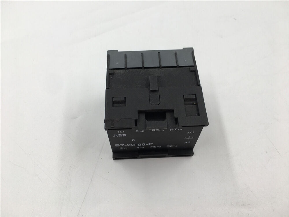 ABB B7-22-00-P AC Contactor, black industrial automation component, terminal markings visible.