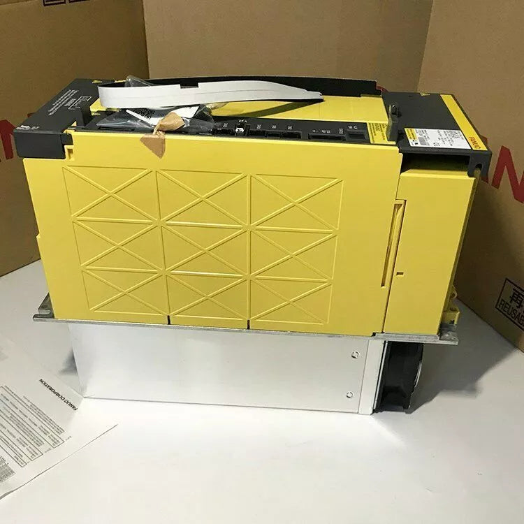 FANUC A06B-6202-H037 Servo Drive in box, industrial automation part, yellow and black