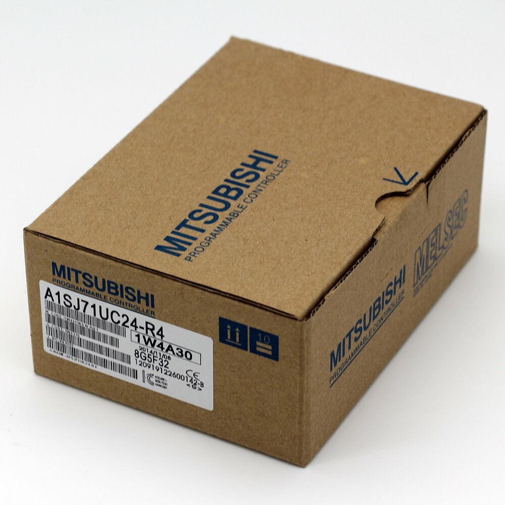 Mitsubishi A1SJ71UC24-R4 PLC Module in original packaging, a new programmable controller.