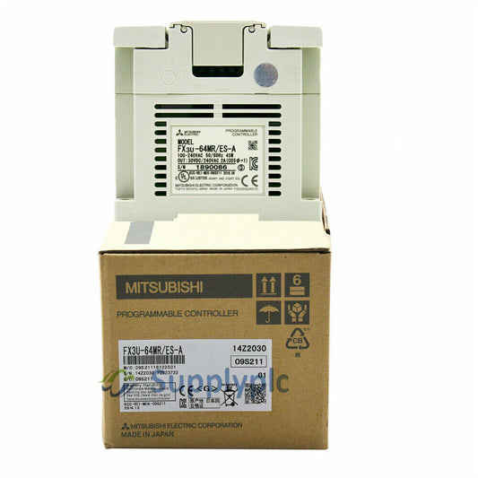 Mitsubishi FX3U-64MR/ES-A PLC module new in box, programmable controller, industrial automation part