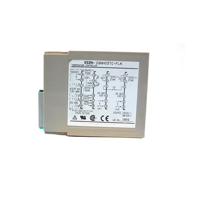 Omron E5ZN-2QNH03TC-FLK Temperature Controller with wiring diagram, industrial automation part