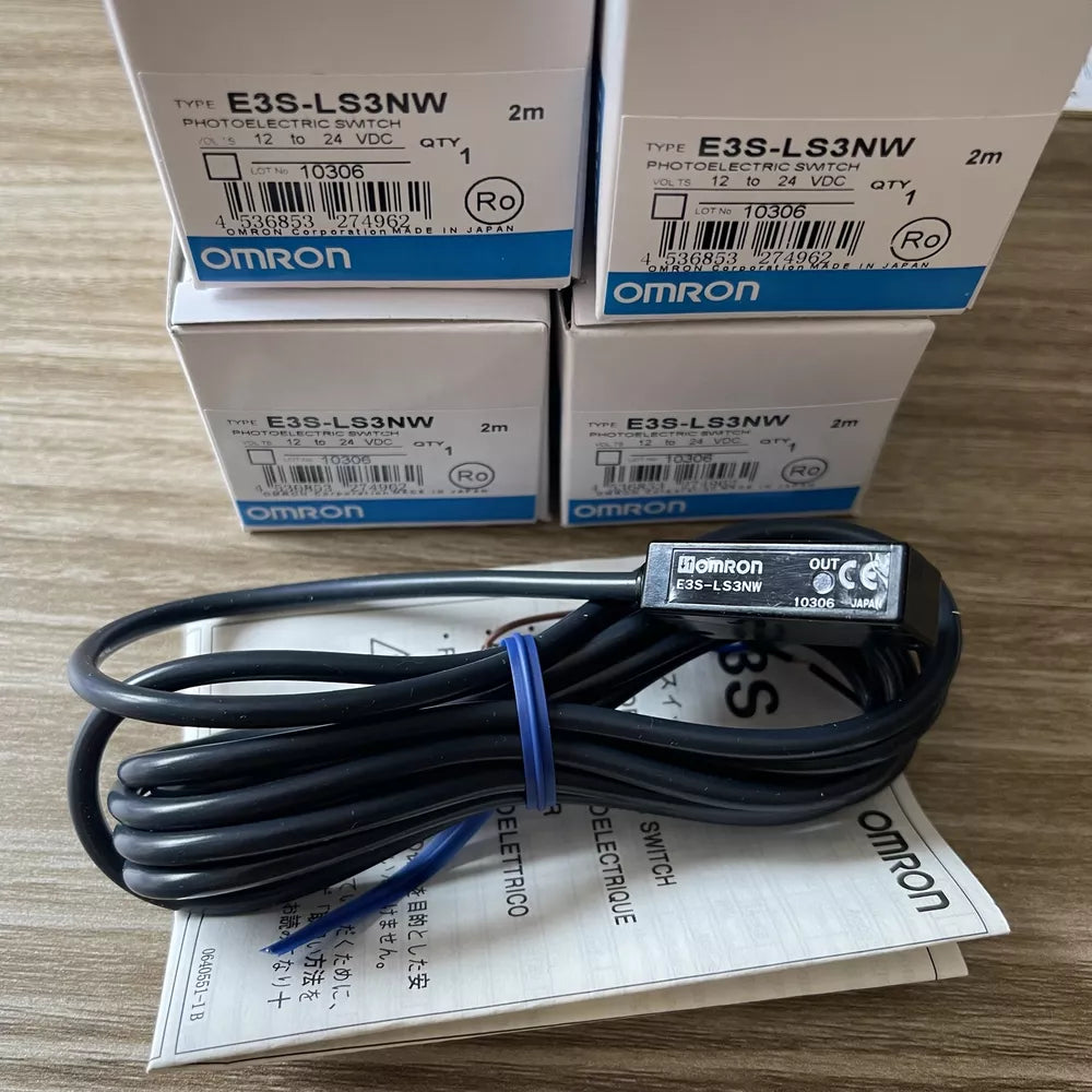OMRON E3S-LS3NW Photoelectric Switch, industrial automation sensor, new in box
