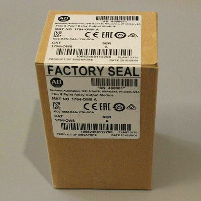 1PCS New Factory Sealed AB 1794-OW8 /A Flex 8 Point Relay Output Module 1794-0W8