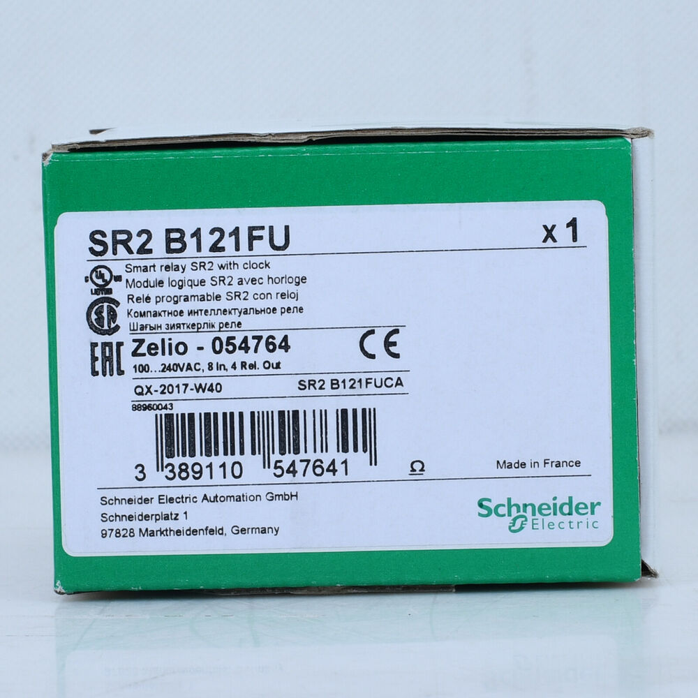 Schneider SR2 B121FU Smart Relay - Industrial Automation Component