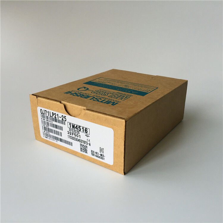 Mitsubishi QJ71LP21-25 PLC Module in original box. Industrial automation part, new condition.