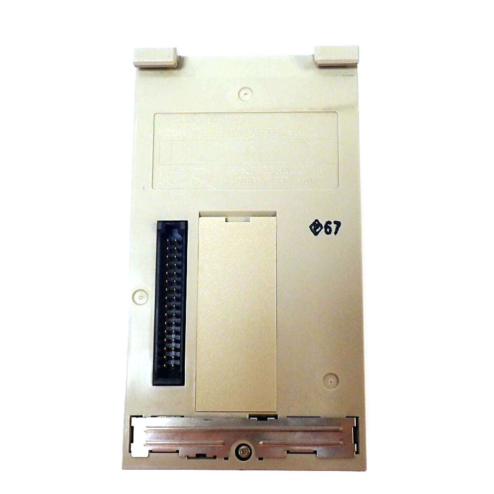 Omron C200HG-CPU43-E PLC Module, beige industrial automation part,  view of connectors, Radwell.