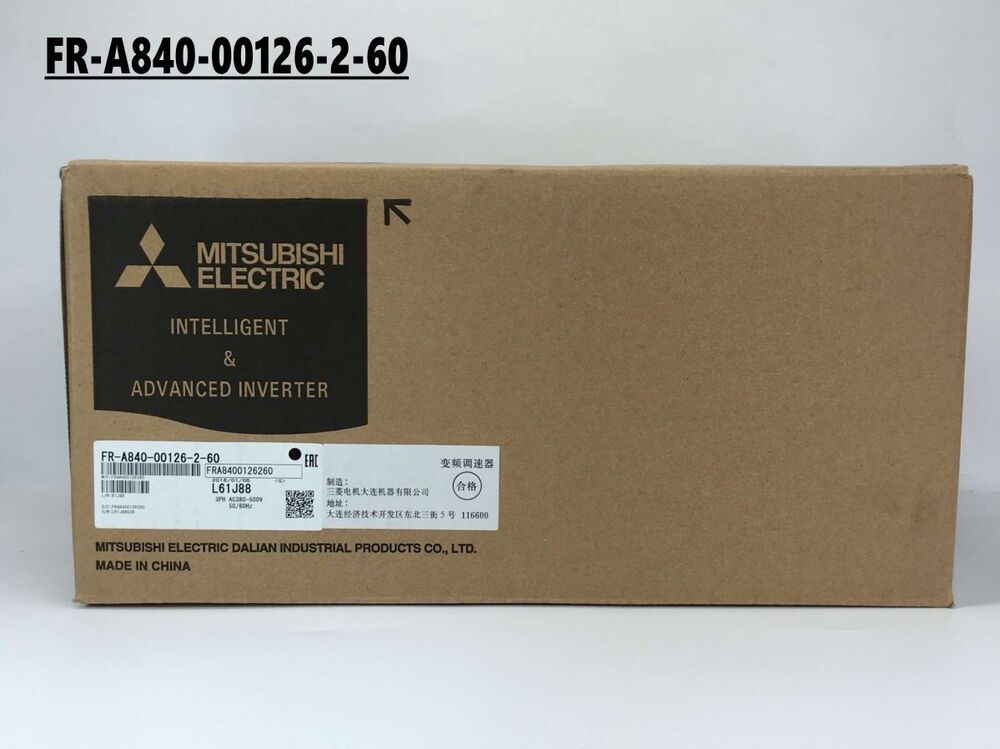 Mitsubishi FR-A840-00126-2-60 Inverter Box - New, Industrial Automation Part, Mitsubishi Electric