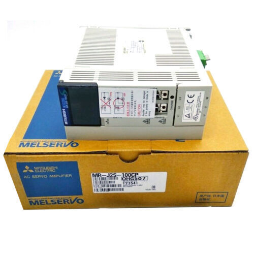 Mitsubishi MR-J2S-100CP AC Servo Drive in box, new in box, industrial automation part.