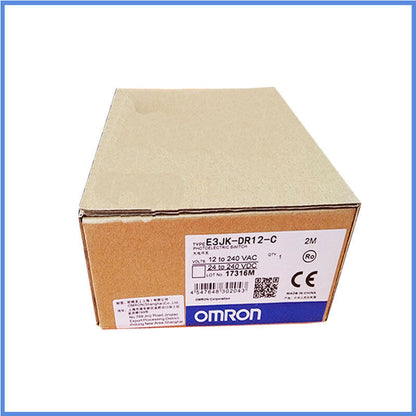Omron E3JK-DR12-C photoelectric switch in original packaging, 12-240V AC/DC, industrial automation sensor