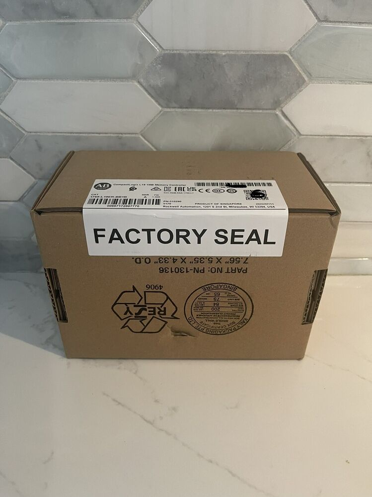 Allen Bradley Surplus Sealed AB 1769-L19ER-BB1B /A CompactLogix 5370 Ethernet