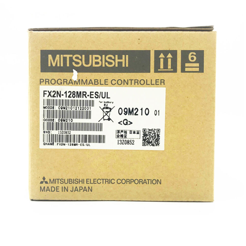 Mitsubishi FX2N-128MR-ES/UL Programmable Controller box, Made in Japan, PLC module.
