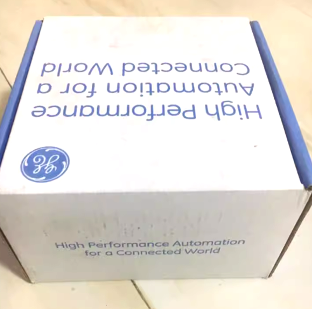 GE PLC module box, High Performance Automation for a Connected World, for industrial automation.