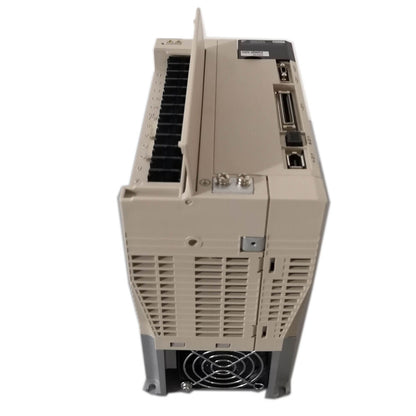Yaskawa SGDV-200A01A002000 servo drive, beige and grey industrial automation part.